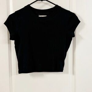 Madewell Black Knit Top